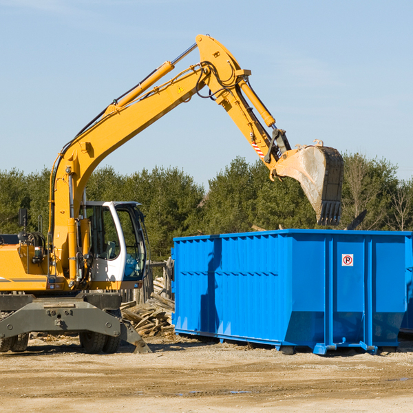 can i request a rental extension for a residential dumpster in Oak Hills Place